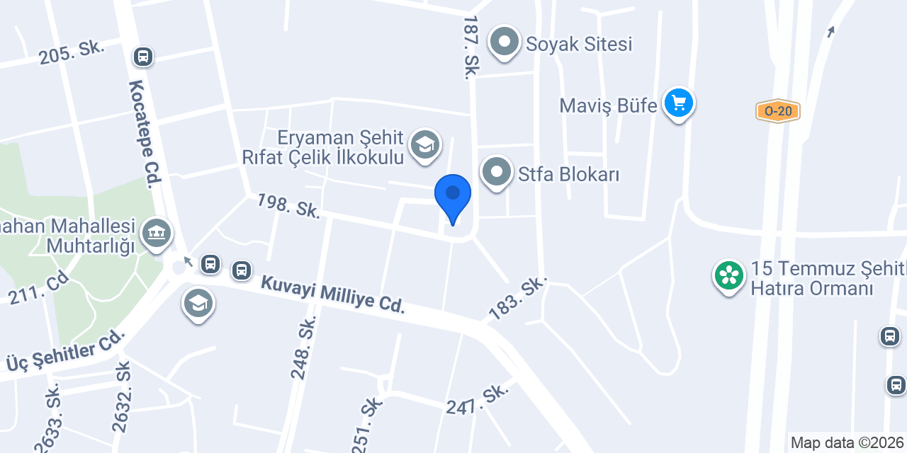 Gündoğar Büfe konumu