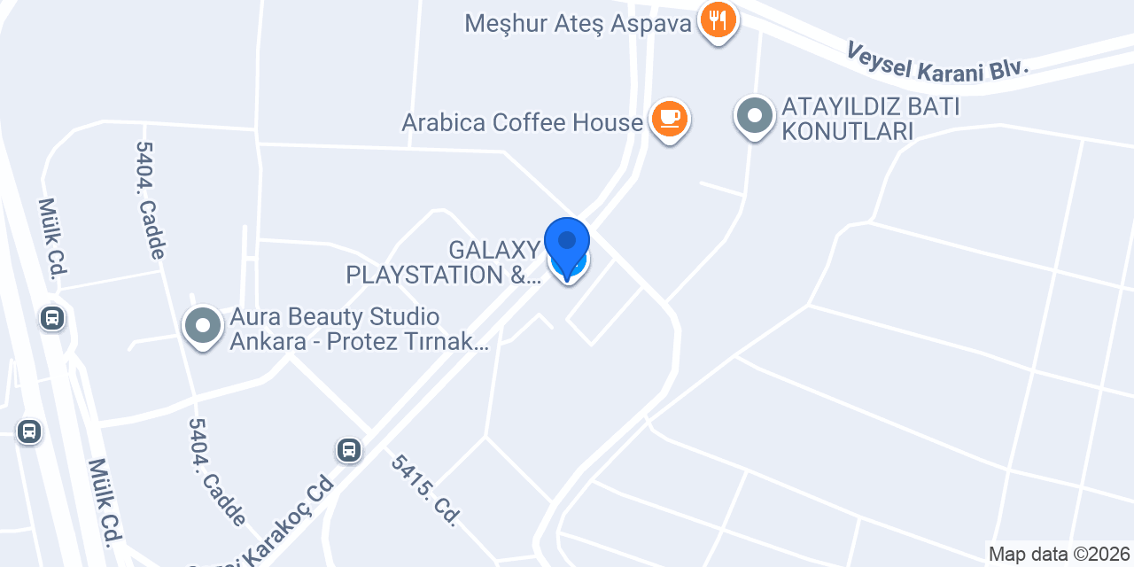 GALAXY PLAYSTATION & İNTERNET CAFE konumu