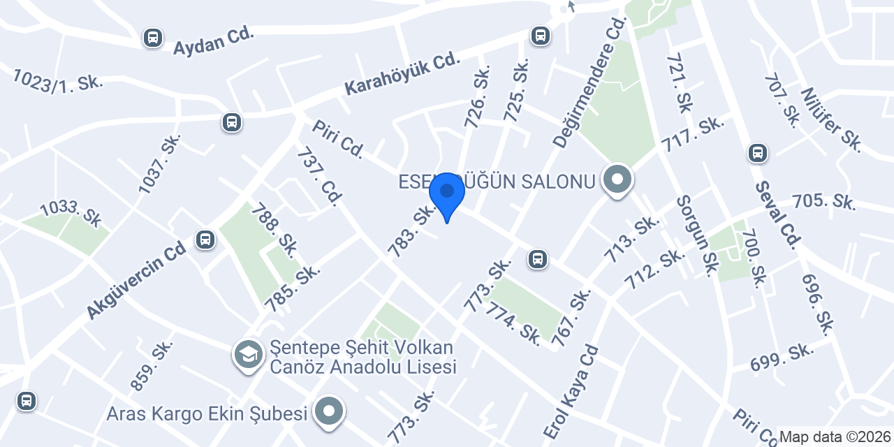 Köşem Halı Mobilya konumu