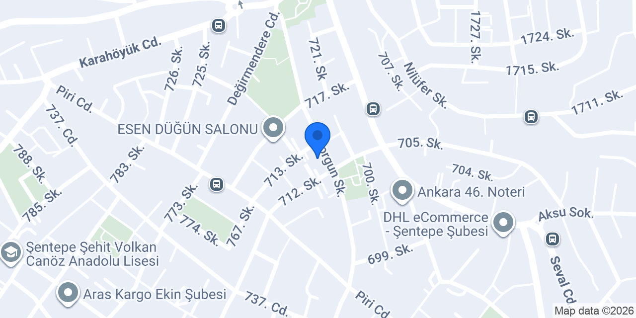 Ünal Halı Mobilya konumu