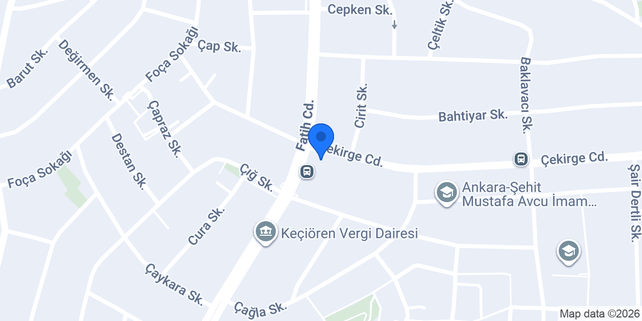 Dk Kitabevi kırtasiye Tepebaşı konumu