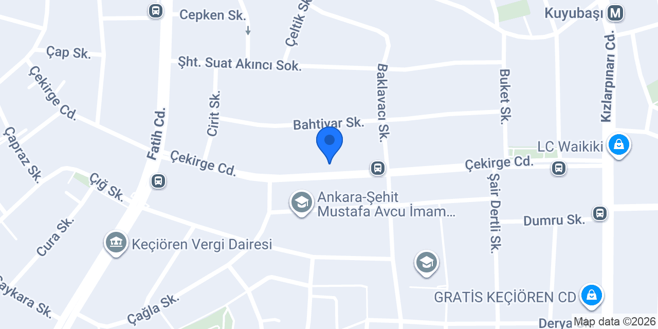 Kılıç hukuk bürosu konumu
