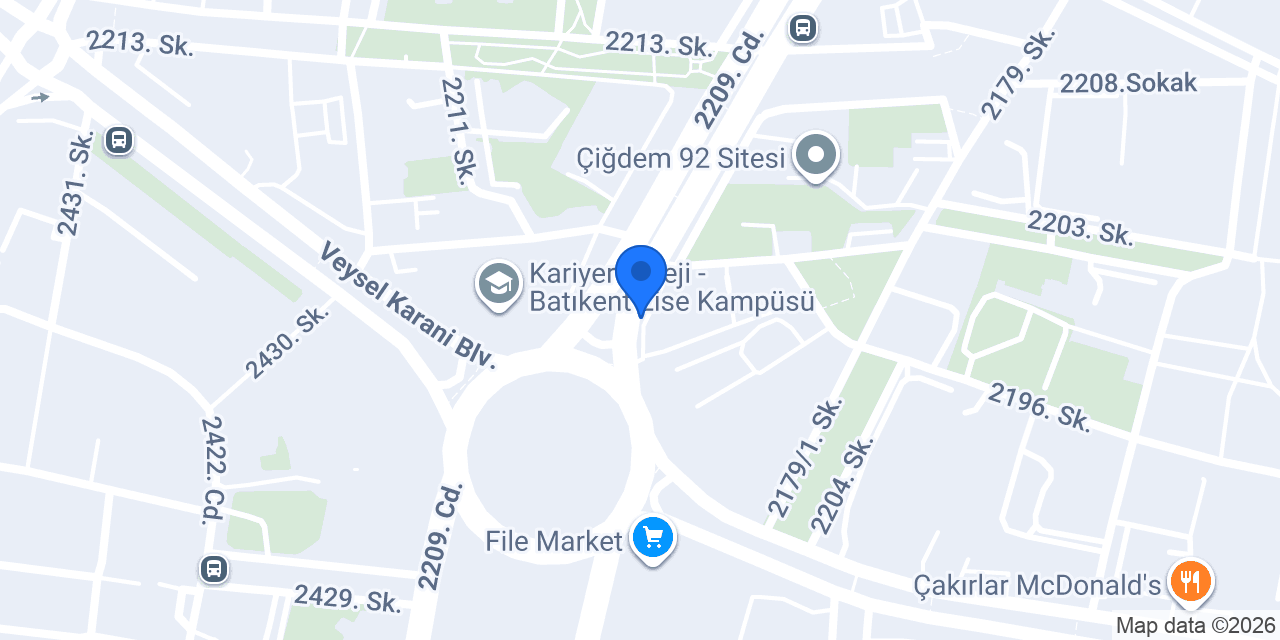 Sütçü İmam Batıkent konumu