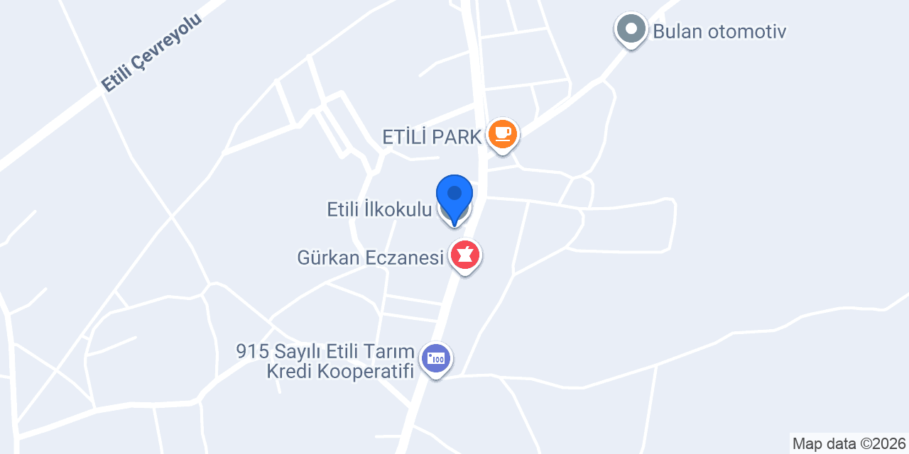 Etili İlkokulu konumu