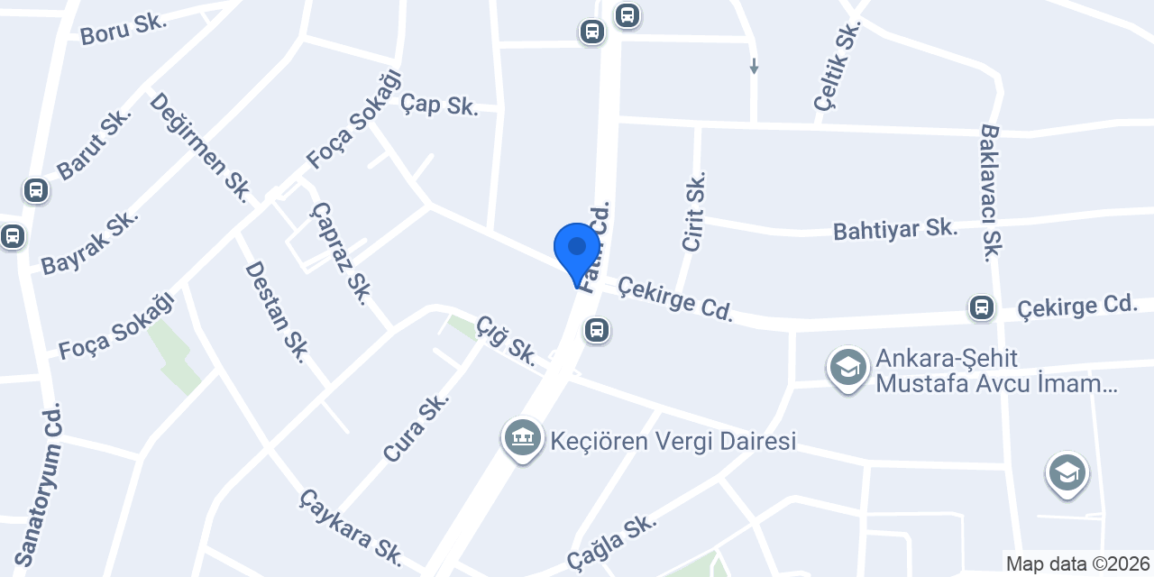 Çekirge Taksi konumu