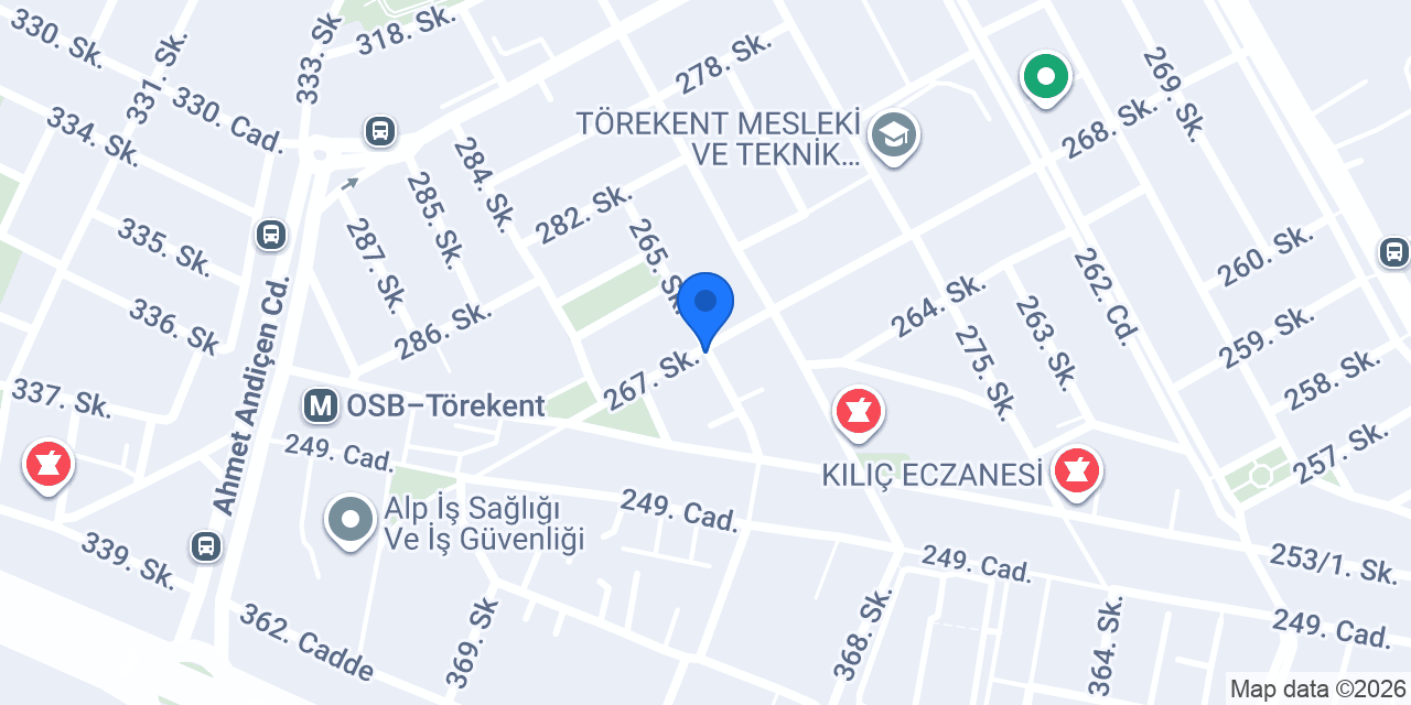 Özel Törekent Sağlık Kabini konumu