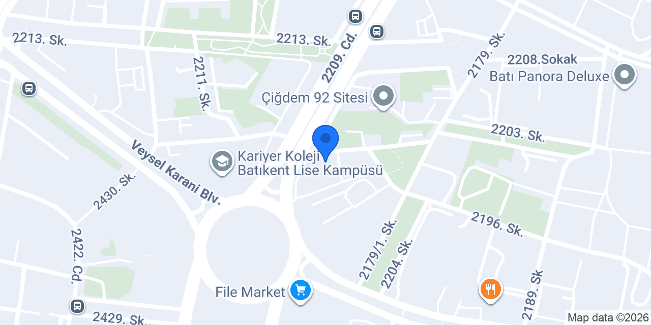 Ş&D Çiçekçilik Batıkent konumu