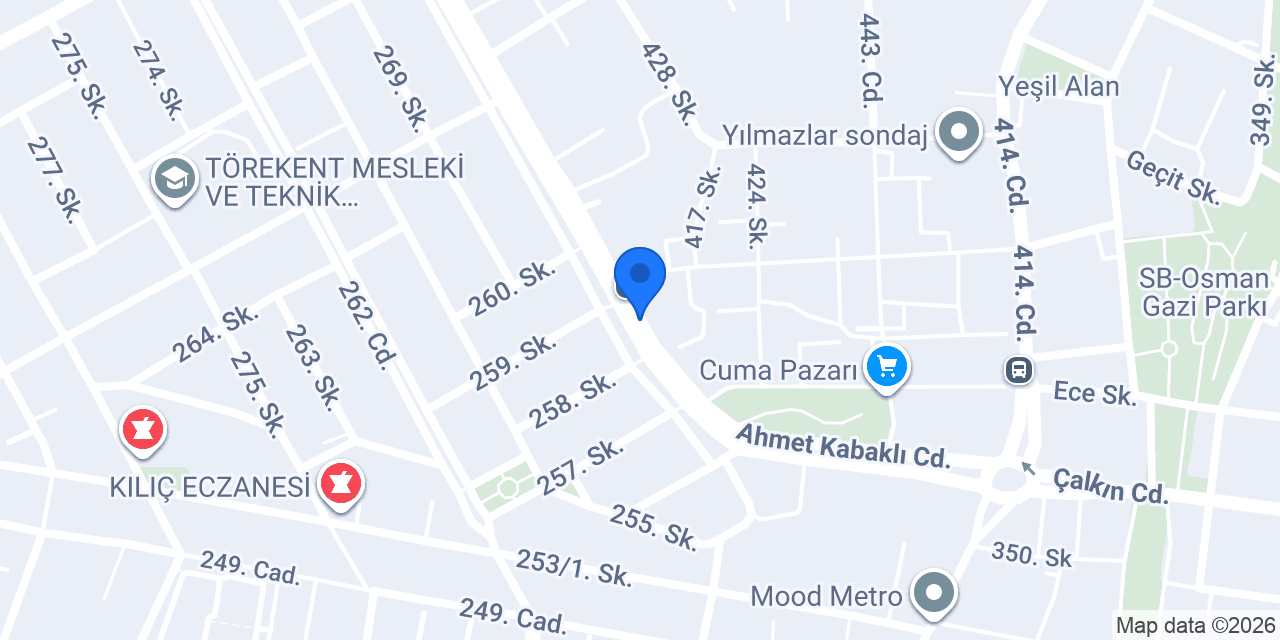 Özyılmazlar Mermer konumu