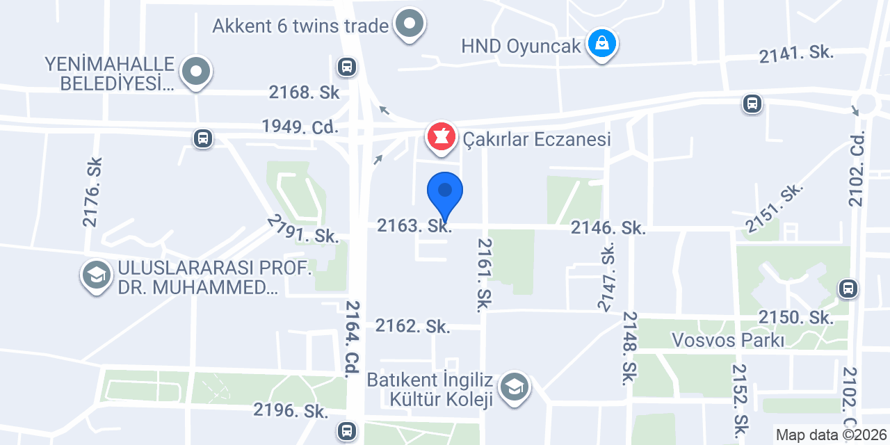 Platin Veteriner Kliniği konumu