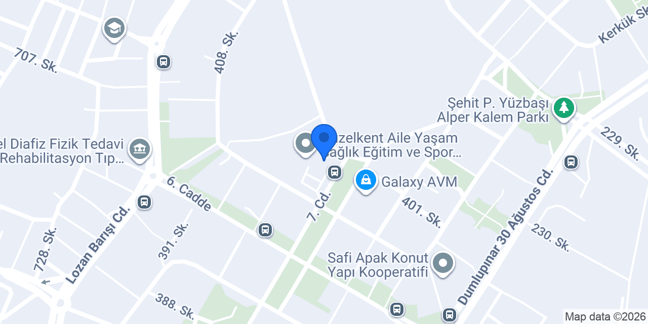 GÜZELKENT AİLE YAŞAM MERKEZİ konumu