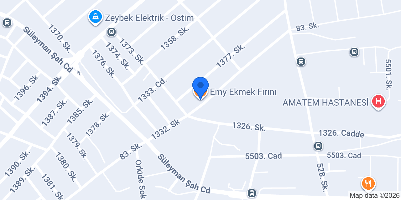 Emy Ekmek Fırını konumu