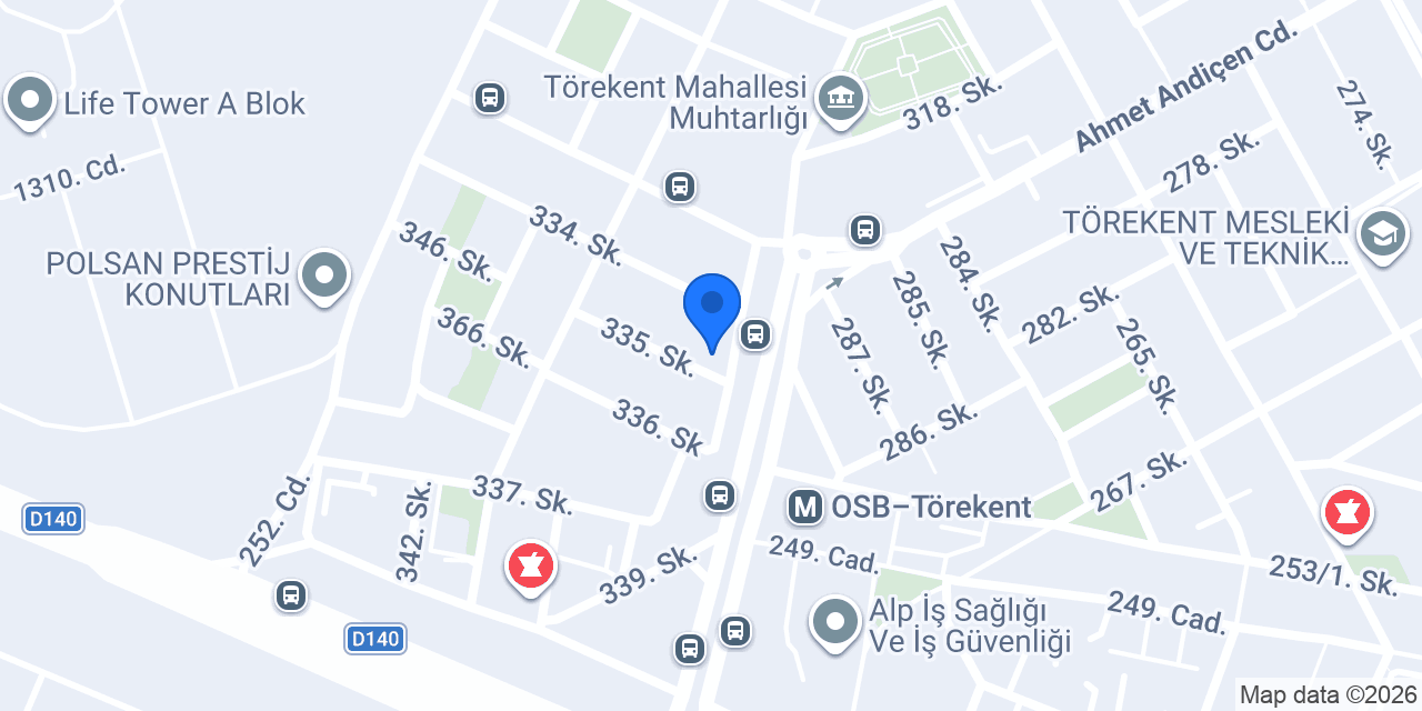 Güneş pilates konumu