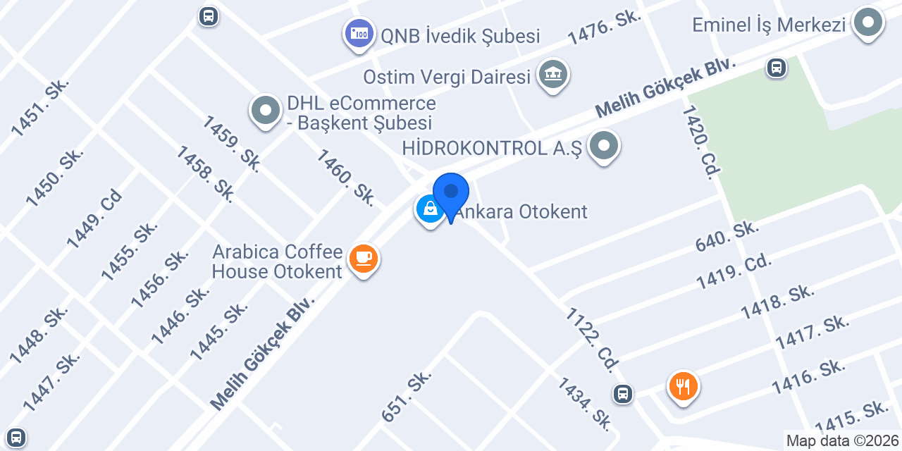İvedik OSB Taksi konumu