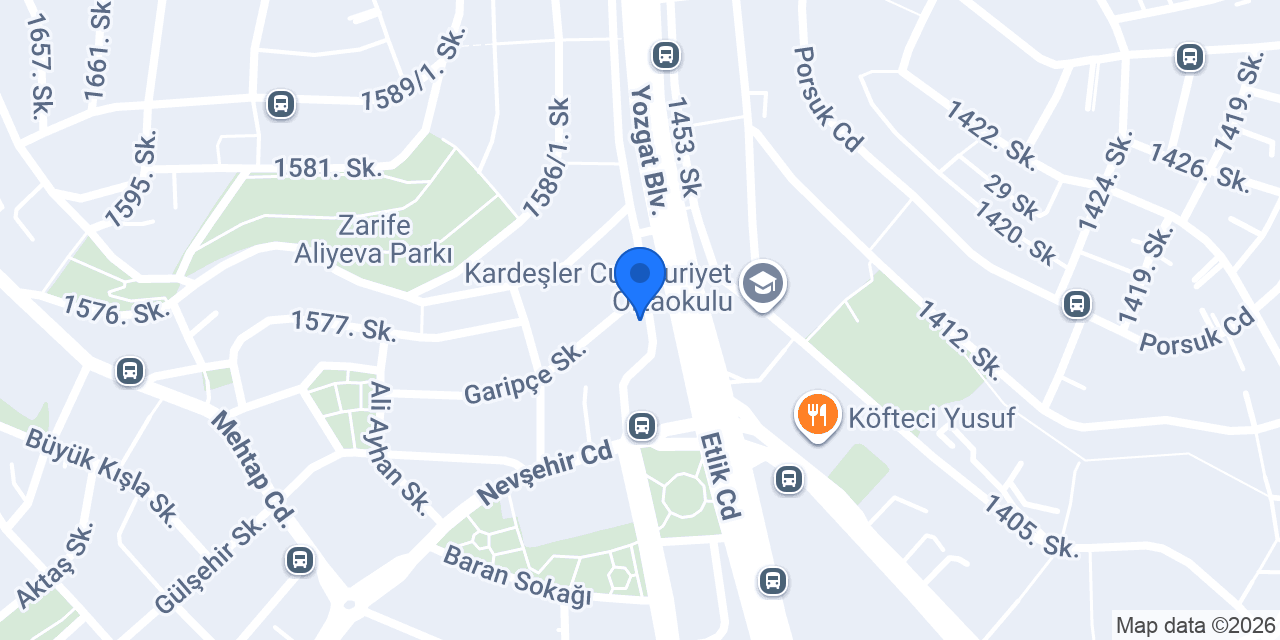 NEO Protez Ortez Uygulama Merkezi konumu