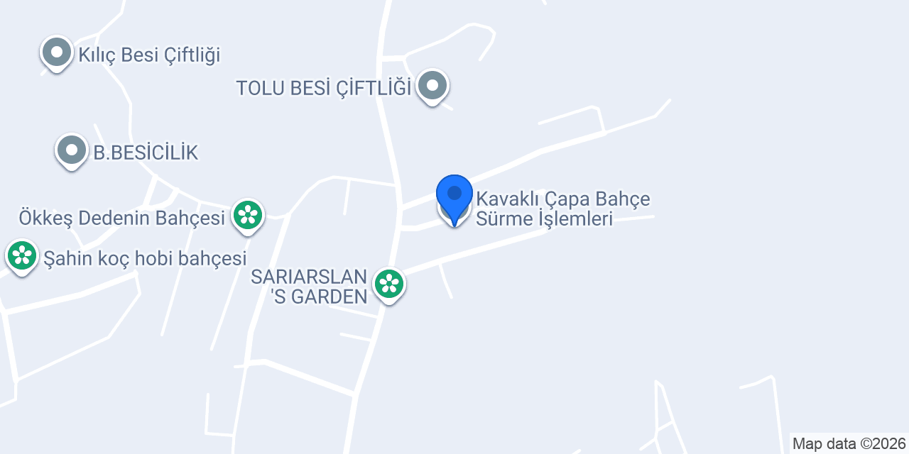 Kavaklı Çapa Bahçe Sürme İşlemleri konumu