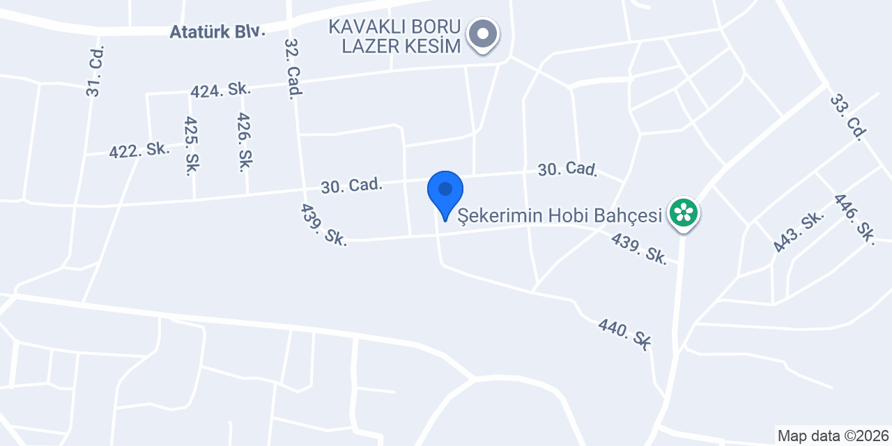 MRC Forklift ve İş Makinaları konumu