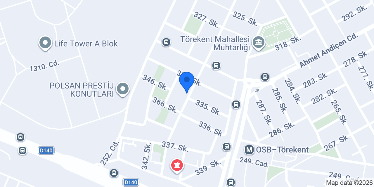Asırlık Fırın Unlu Mamüller konumu