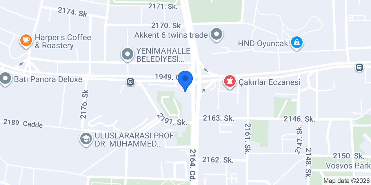 Crakers Pizza Batıkent konumu