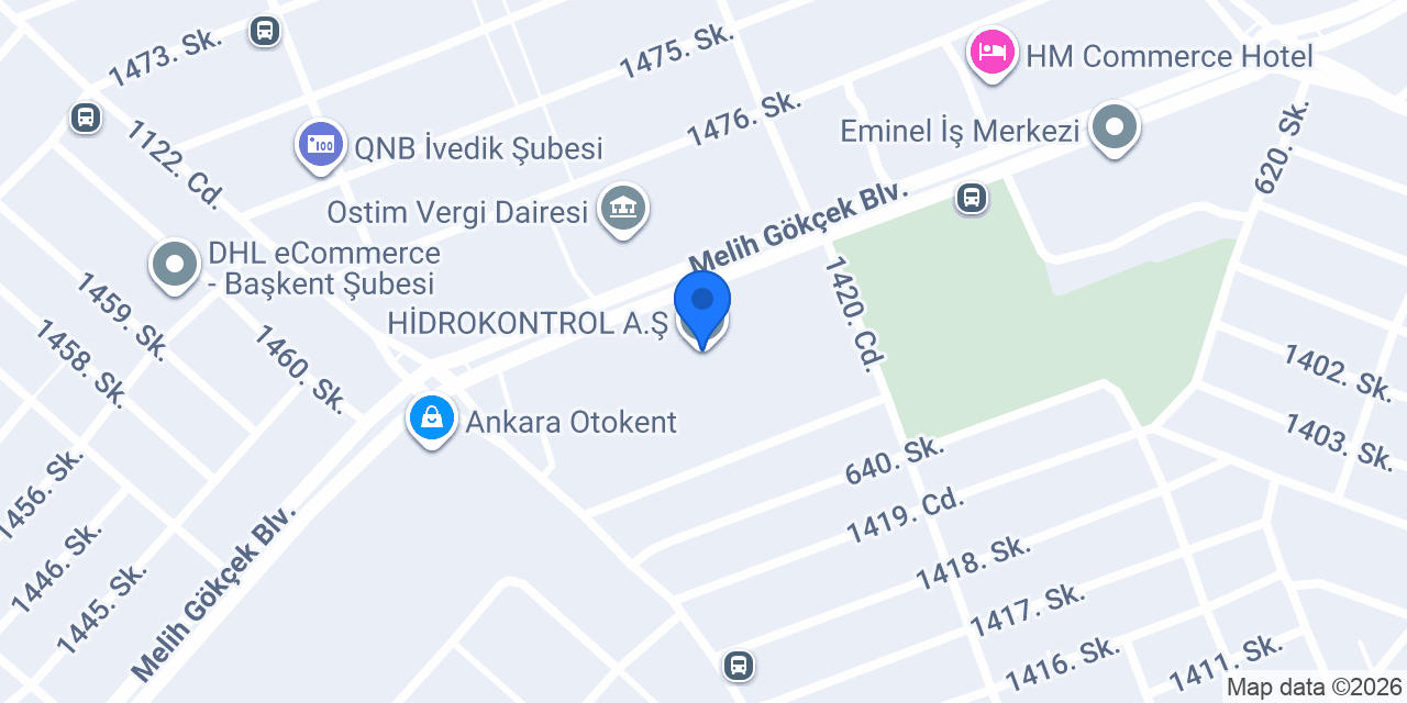 HİDROKONTROL A.Ş konumu