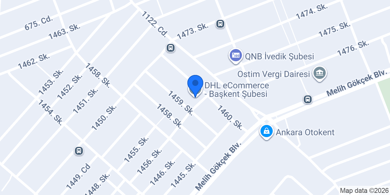 DHL eCommerce - Başkent Şubesi konumu