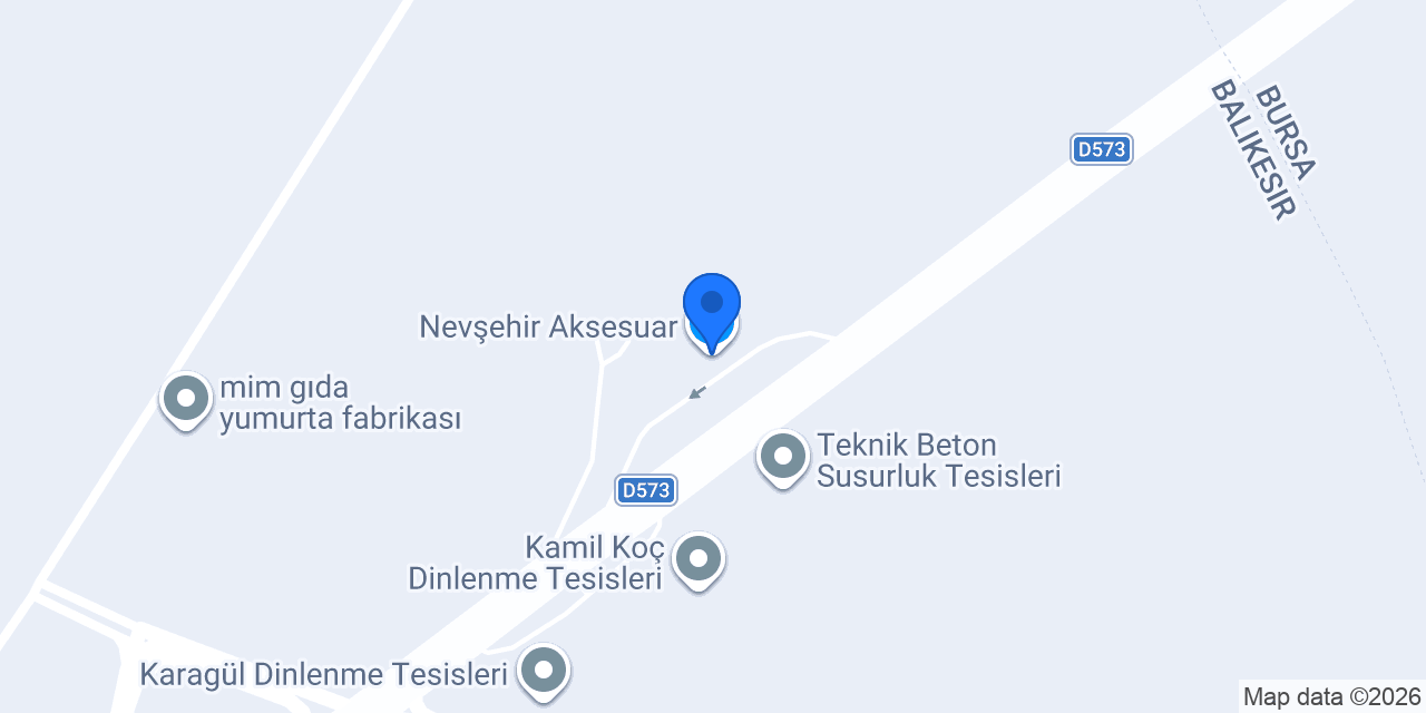 Nevşehir Aksesuar konumu