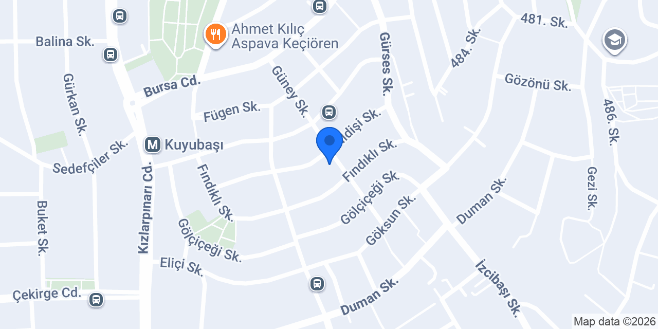 Başkent Gülümse Anaokulu konumu