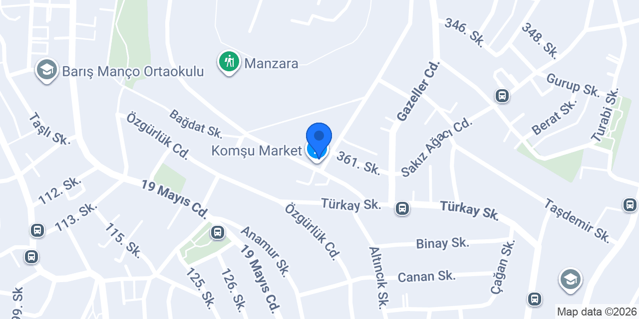 Veli Süpermarket konumu