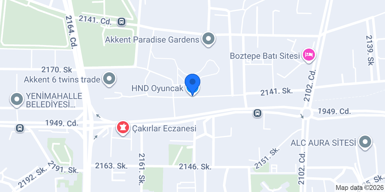HND Oyuncak konumu