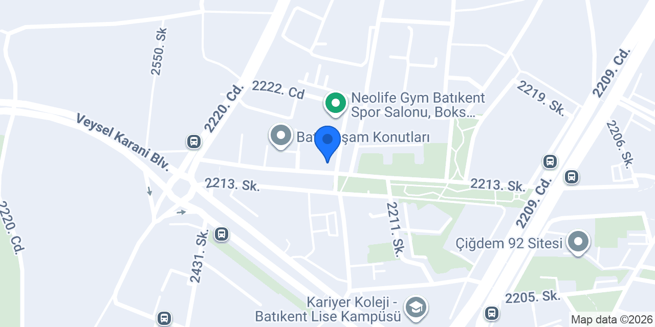 BATIKENT SINAV ANADOLU LİSESİ konumu
