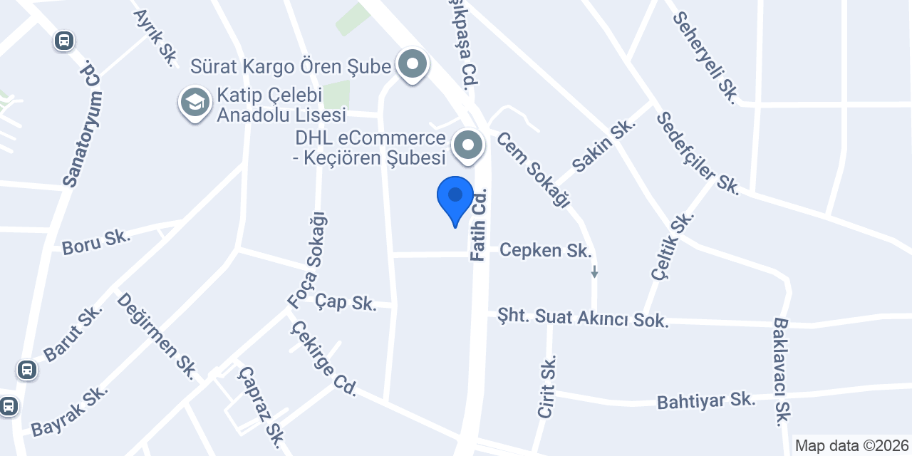 Keçiören çiçek evi konumu