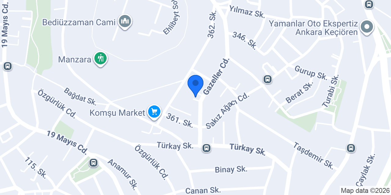 A⁺ PLUS GARAGE konumu