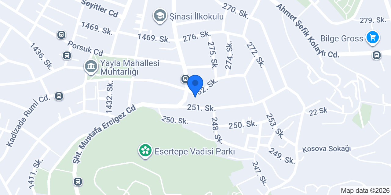 Stüdyo Gaye konumu