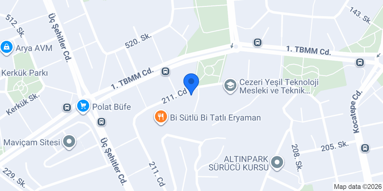 Neopolitan Eryaman konumu