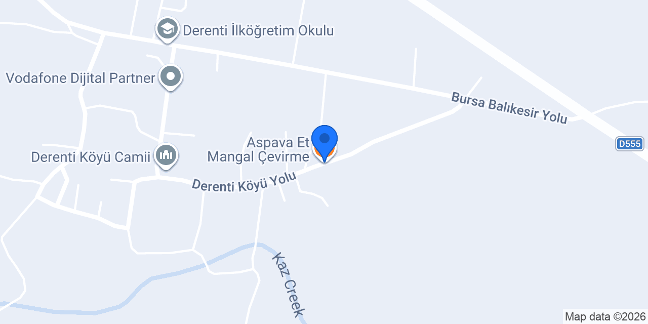 Aspava Et Mangal Çevirme konumu