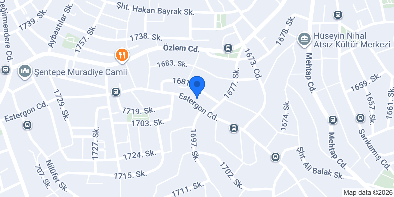 Özdemir Oto Lastik - Estergon Caddesi konumu