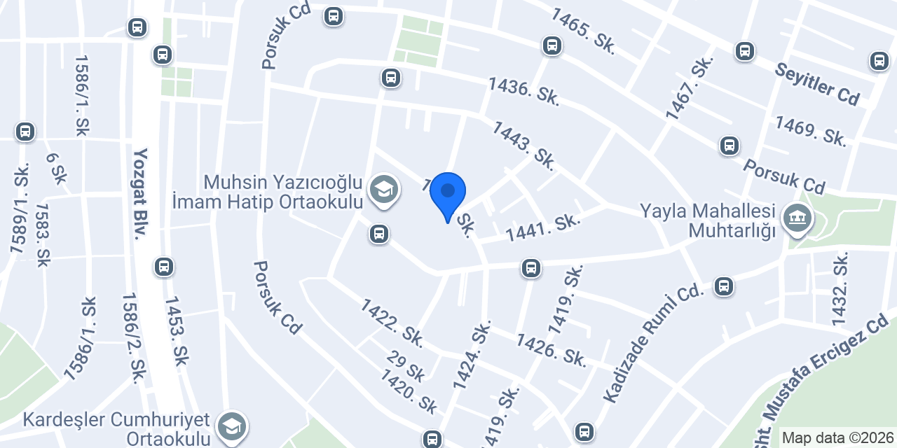 Poyraz Bujiteri Terzi konumu