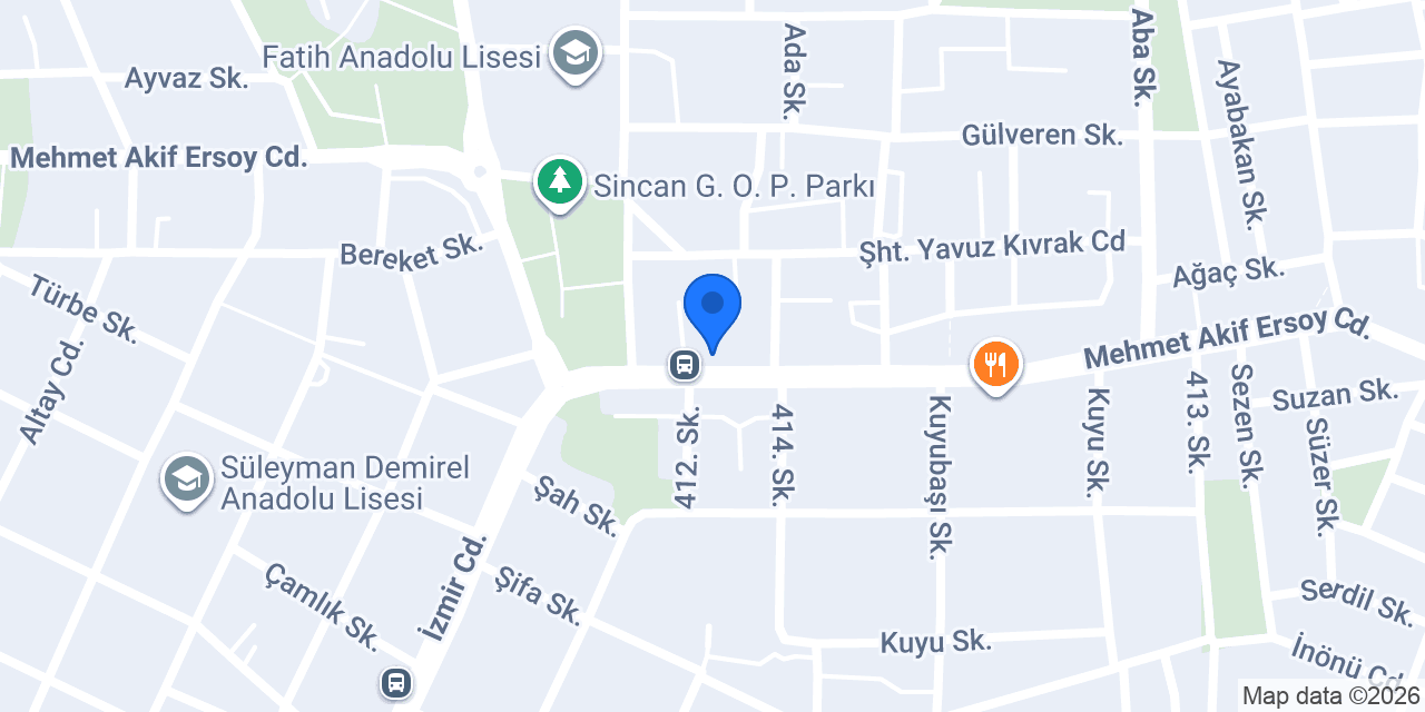 Özgüven Gıda konumu