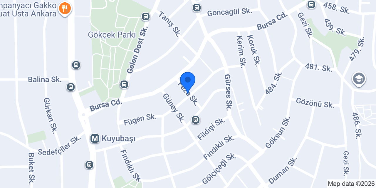 KOMBİ SERVİSİ konumu