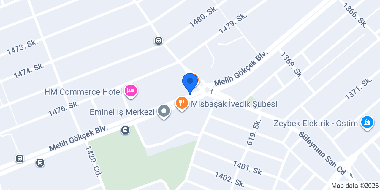 Sütlüce Kadayıf İvedik konumu