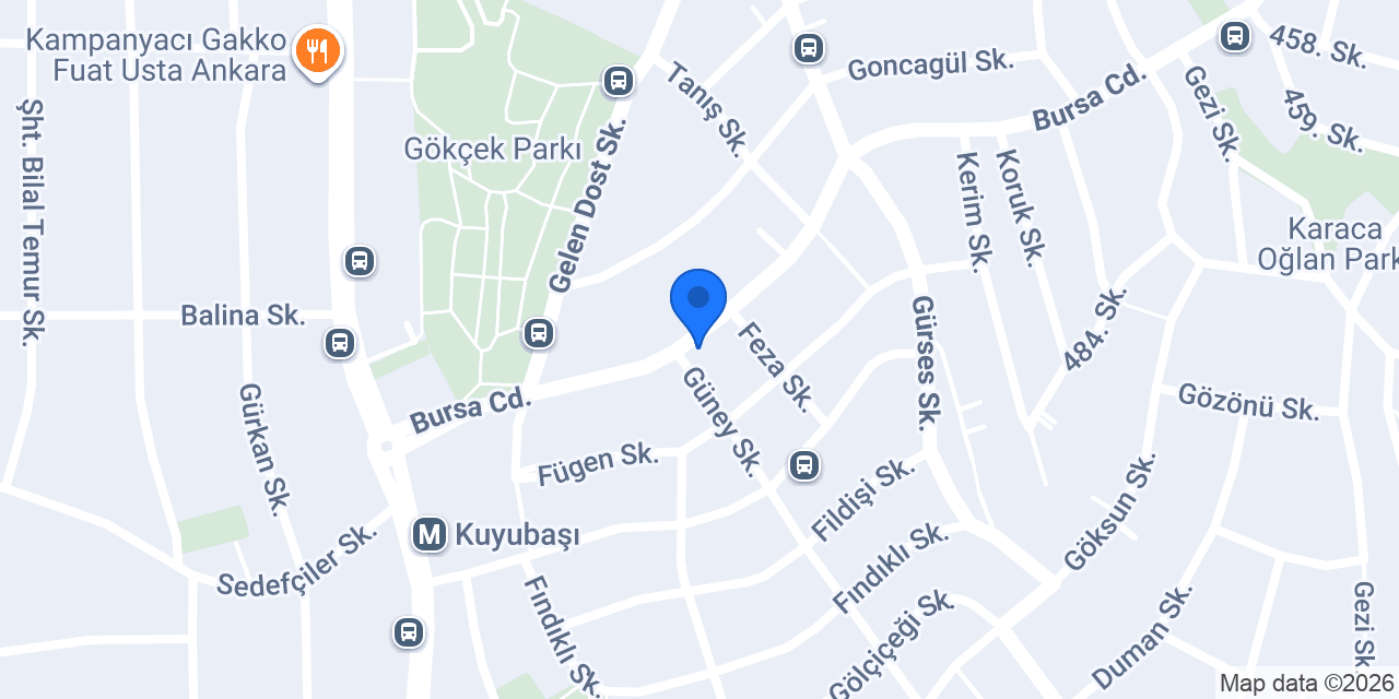 Yeni Atmaca İnş. Tic. Ltd. Şti. konumu