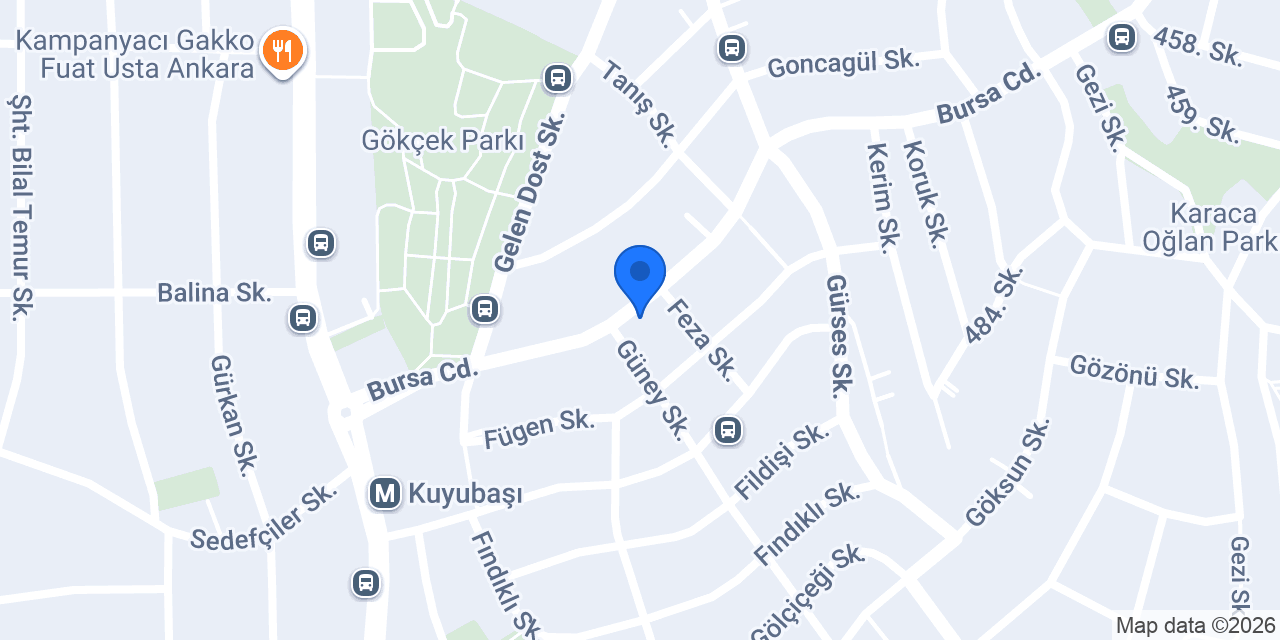 Bizim Fırın konumu