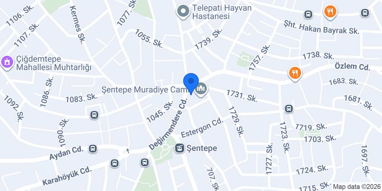 Hacı İsmailoğlu Şentepe Şube konumu