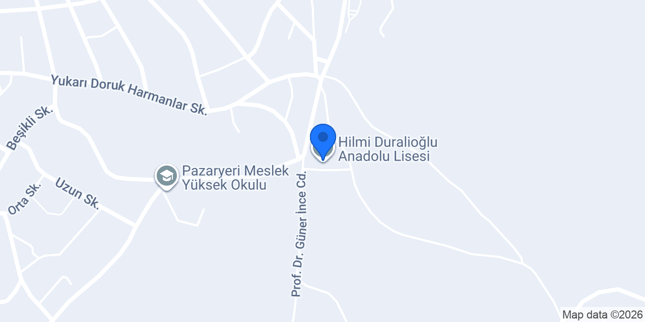 Hilmi Duralioğlu Anadolu Lisesi konumu