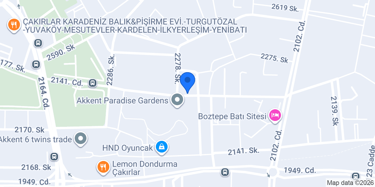 Yaşamfen Eğitim Kurumları konumu