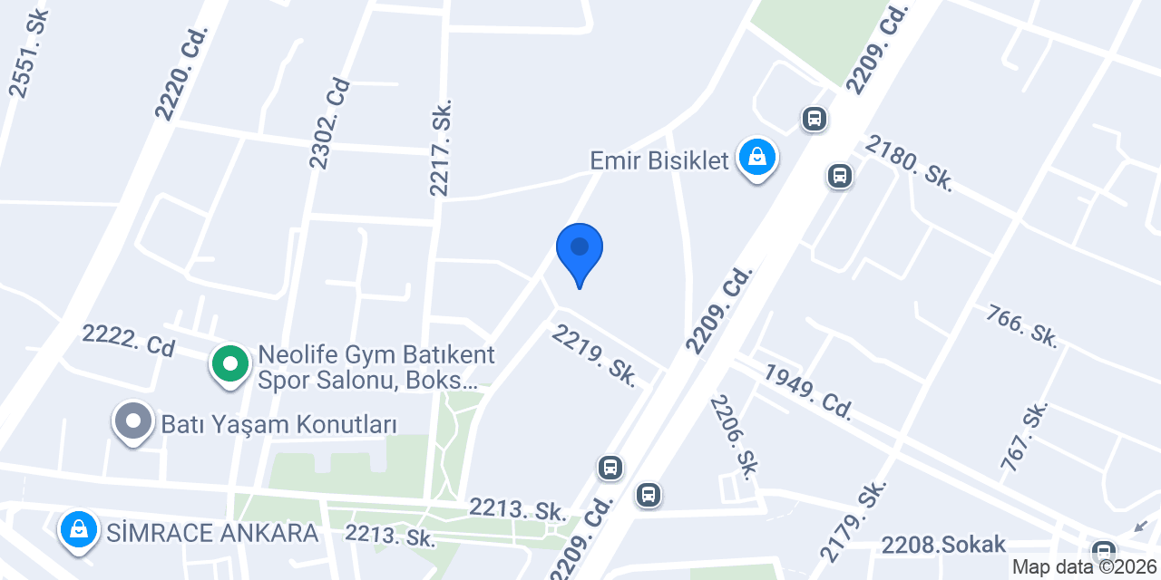HDU Batıkent Tekel Bayi konumu