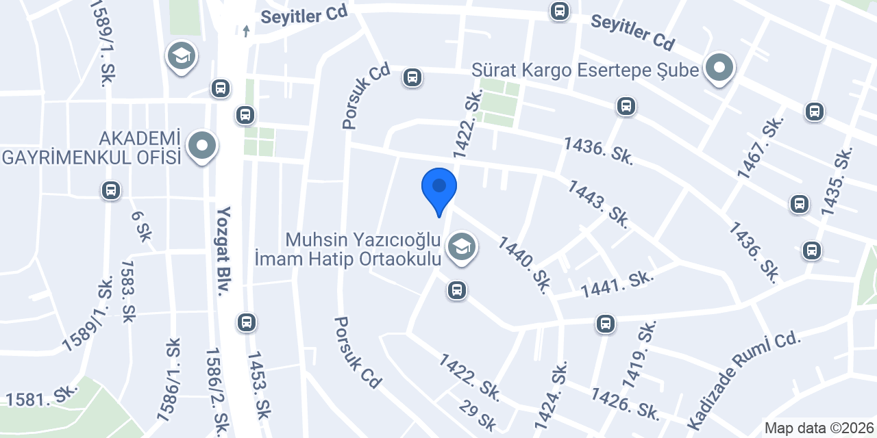Minik Dehalar Anaokulu konumu