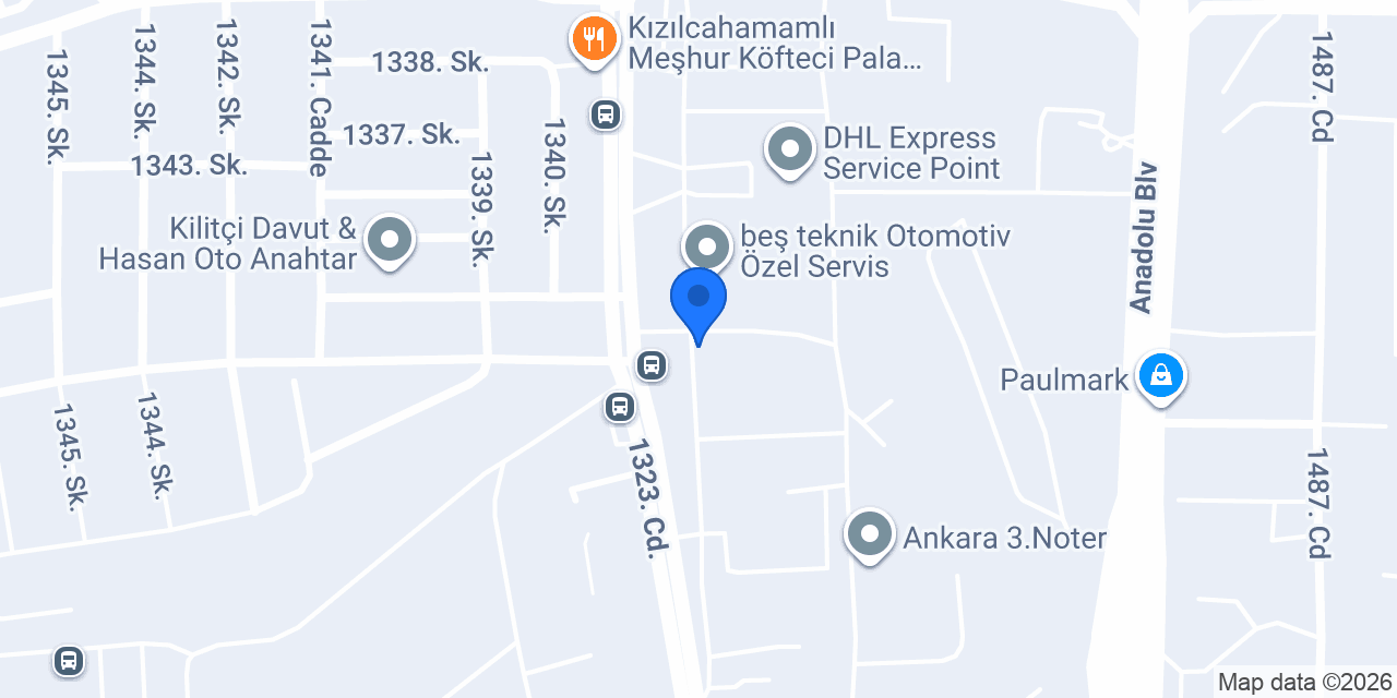 Otopratik Uca Otomotiv konumu
