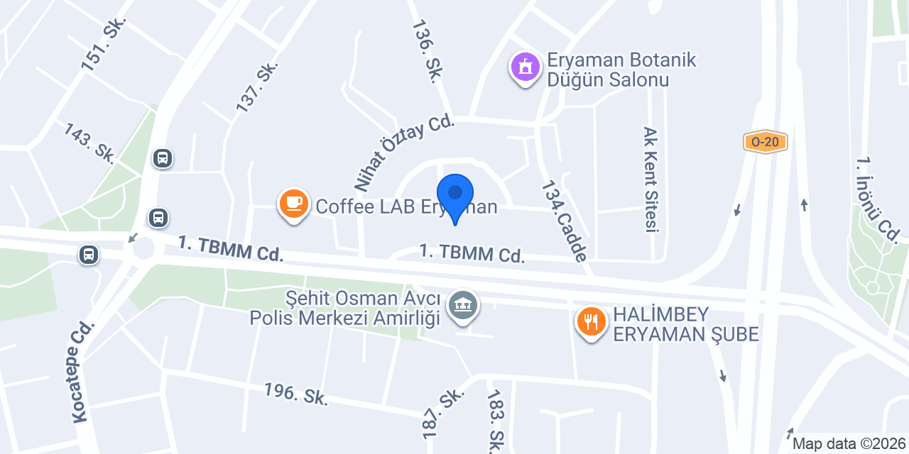 Aylin Katar Balaban Diş Kliniği konumu