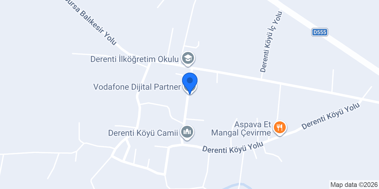 Vodafone Dijital Partner konumu