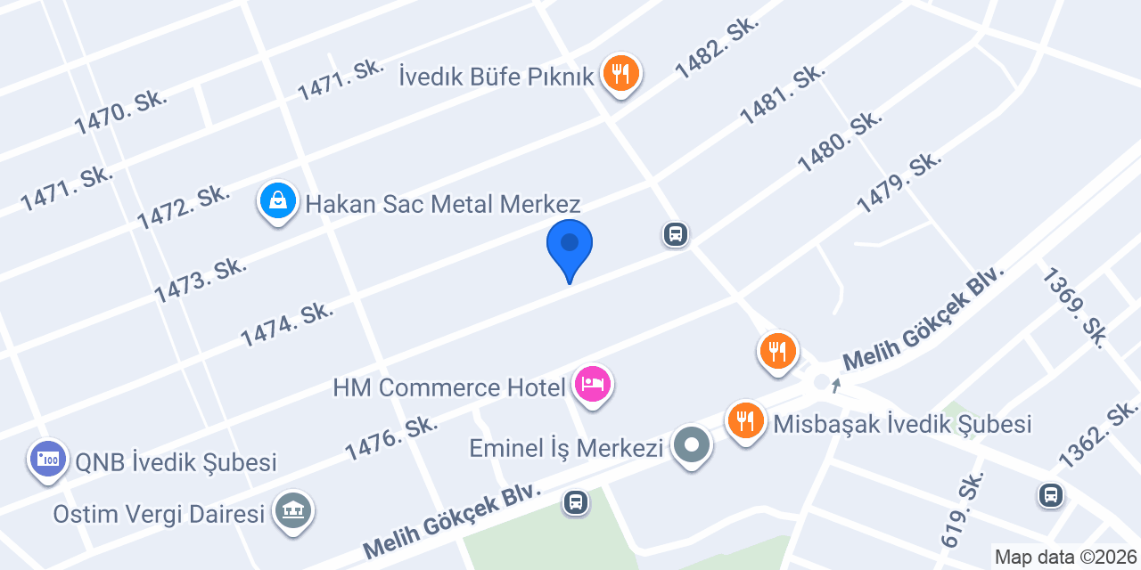 Yılmaz Statik Boya konumu